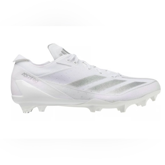 Adidas Adizero Electric Football Cleats - White and Pearl Sz 10 Mens - Picture 2 of 8